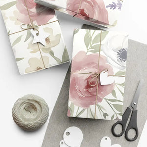 Leaf Pattern Gift Wrap Botanical Style - Dipaliz - Wrapping Paper