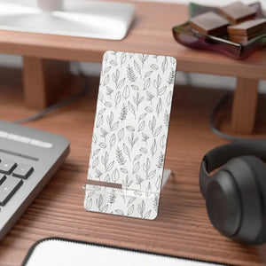 Accessories - Leaf Pattern Phone Stand - Slim Portable Desk Holder - Dipaliz 2.8’’ x 5.9’’ / Glossy