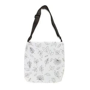 Sketch Adjustable Tote - Minimal Floral Pattern Lightweight - Dipaliz - 18’’ × - Bags