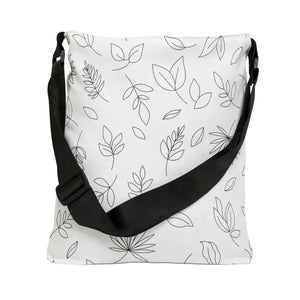 Sketch Adjustable Tote - Minimal Floral Pattern Lightweight - Dipaliz - Bags