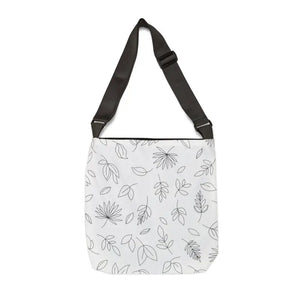 Sketch Adjustable Tote - Minimal Floral Pattern Lightweight - Dipaliz - Bags