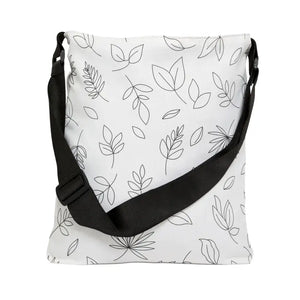 Sketch Adjustable Tote - Minimal Floral Pattern Lightweight - Dipaliz - Bags