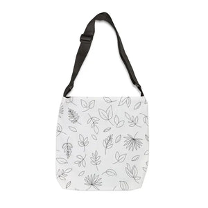 Sketch Adjustable Tote - Minimal Floral Pattern Lightweight - Dipaliz - Bags