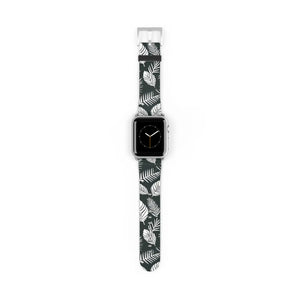 Vibrant Watch Band - Leafy Pattern Faux Leather - Dipaliz - Bands