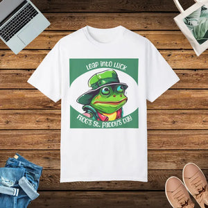 Comfort Colors Garment-dyed T-shirt - Leap Into Luck - Dipaliz - White / s - T-shirts