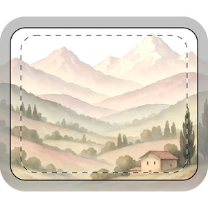 Landscape Table Mat – Rustic Leather Placemat - Dipaliz - Placemats