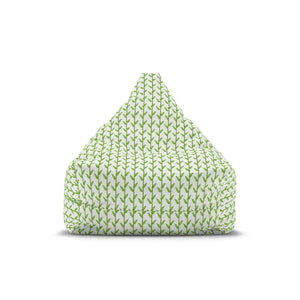 Leaves Print Bean Bag Cover – Durable Polyester - Dipaliz - Slipcovers