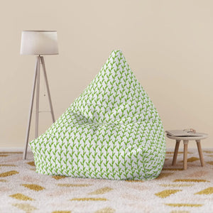 Leaves Print Bean Bag Cover - 100% Polyester Slipcover - Dipaliz - 38’’ × 42’’ 29’’ / Without Insert - Home Decor