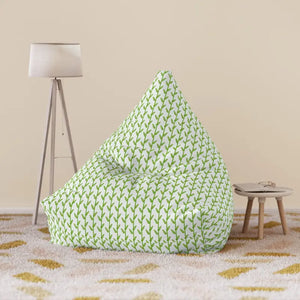 Leaves Print Bean Bag Cover - Durable Polyester - Dipaliz - 38’’ × 42’’ 29’’ / Without Insert - Slipcovers