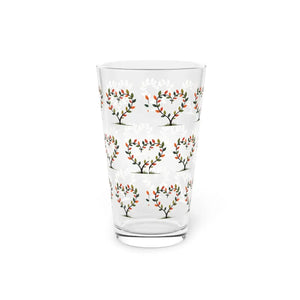 Unique Heart Shape Leaves Beer Mug - Glass Drinkware - Dipaliz - Glasses