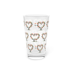 Unique Heart Shape Leaves Beer Mug - Glass Drinkware - Dipaliz - Glasses
