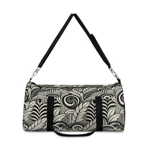 Black Oxford Canvas Duffel - Polyester Travel Bag - Dipaliz - Bags