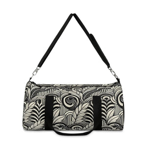 Black Oxford Canvas Duffel - Polyester Travel Bag - Dipaliz - Bags