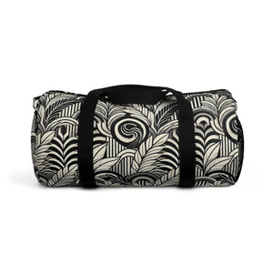 Black Oxford Canvas Duffel - Polyester Travel Bag - Dipaliz - Bags