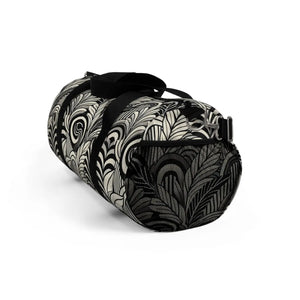 Black Oxford Canvas Duffel - Polyester Travel Bag - Dipaliz - Bags