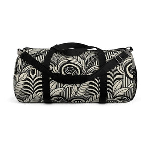 Black Oxford Canvas Duffel - Polyester Travel Bag - Dipaliz - Bags