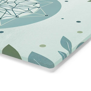 Geometric Pattern Cutting Board – Tempered Glass - Dipaliz - Boards
