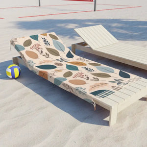 Boho Beach Cloth - Leaves Pattern Outdoor Blanket - Dipaliz - 38’’ × 81’’ / Polyester - Towels