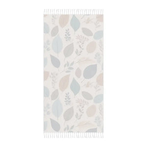 Boho Beach Cloth - Leaves Pattern Outdoor Blanket - Dipaliz - 38’’ × 81’’ / Polyester - Towels