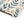 Pastel Leaves Cotton Pet Bed Paw Print Design Dipaliz - Beds