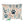 Pastel Leaves Cotton Pet Bed Paw Print Design Dipaliz - Beds