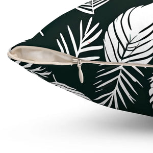 Leaves Throw Pillow – Spun Polyester Square - Dipaliz - Pillows
