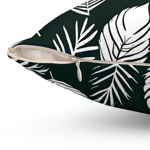 Leaves Throw Pillow – Spun Polyester Square - Dipaliz - Pillows