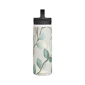 Stylish Double-wall Stainless Mug - Handle Lid - Dipaliz - Water Bottles