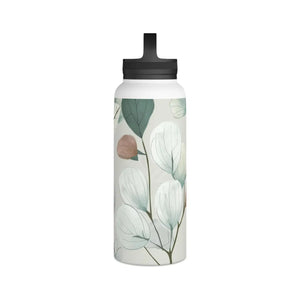 Stylish Double-wall Stainless Mug - Handle Lid - Dipaliz - Water Bottles
