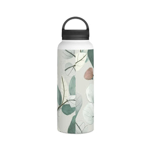 Stylish Double-wall Stainless Mug - Handle Lid - Dipaliz - Water Bottles