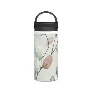 Stylish Double-wall Stainless Mug - Handle Lid - Dipaliz - Water Bottles