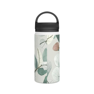 Stylish Double-wall Stainless Mug - Handle Lid - Dipaliz - Water Bottles