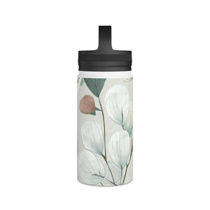 Stylish Double-wall Stainless Mug - Handle Lid - Dipaliz - Water Bottles