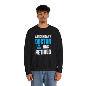 Retired Doctor Crewneck Sweatshirt - Celebrate your Legacy - Dipaliz - Sweatshirts
