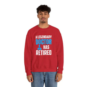 Retired Doctor Crewneck Sweatshirt - Celebrate your Legacy - Dipaliz - Sweatshirts