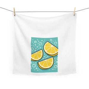 Lemon Slice Tea Towel - Bright Home Accent Kitchen Decor - Dipaliz - White / 28’’ × - Towels