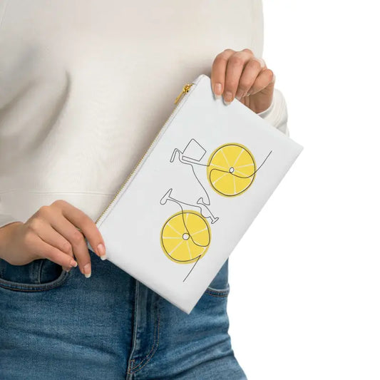 Lemon Wheels Cosmetic Bag: Style Meets Organization - Bags