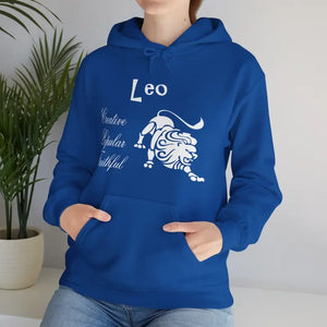Leo Zodiac Sign Unisex Heavy Blend Hooded Sweatshirt - Hoodies