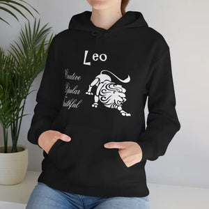 Leo Zodiac Sign Unisex Heavy Blend Hooded Sweatshirt - Hoodies