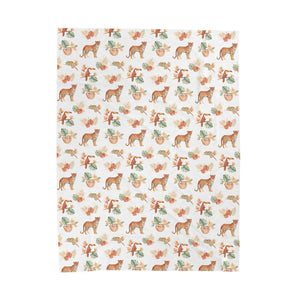 Botanical Safari Velveteen Plush Blanket - Dipaliz - Blankets