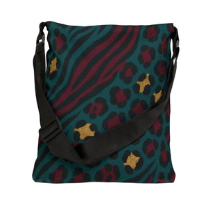 Chic Leopard Print Adjustable Tote Bag - Everyday - Dipaliz - Bags