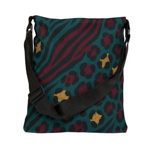 Chic Leopard Print Adjustable Tote Bag - Everyday - Dipaliz - Bags