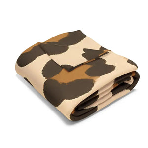 Cozy Throw Fleece Blanket Leopard Print Warm Style Dipaliz - Blankets
