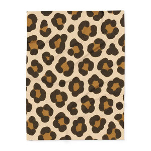 Cozy Throw Fleece Blanket Leopard Print Warm Style Dipaliz - Blankets