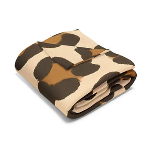Cozy Throw Fleece Blanket Leopard Print Warm Style Dipaliz - Blankets