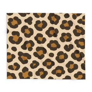 Cozy Throw Fleece Blanket Leopard Print Warm Style Dipaliz - Blankets
