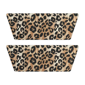 Leopard Print Slide Sandals - Removable Strap Pool and Beach - Dipaliz - Shoes