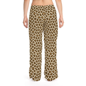 Leopard Print Pajama Pants - Cozy Animal Pjs - Dipaliz - Pajamas