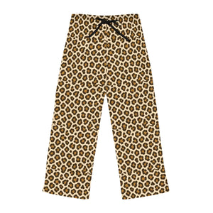 Leopard Print Pajama Pants - Cozy Animal Pjs - Dipaliz - Pajamas
