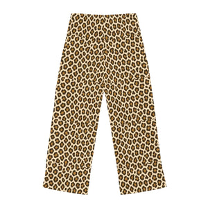 Leopard Print Pajama Pants - Cozy Animal Pjs - Dipaliz - Pajamas